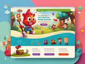 طراحی سایت بازی کودکان
